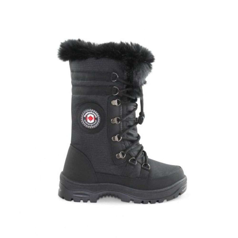 Women's winter boots with anti-slip system -30C